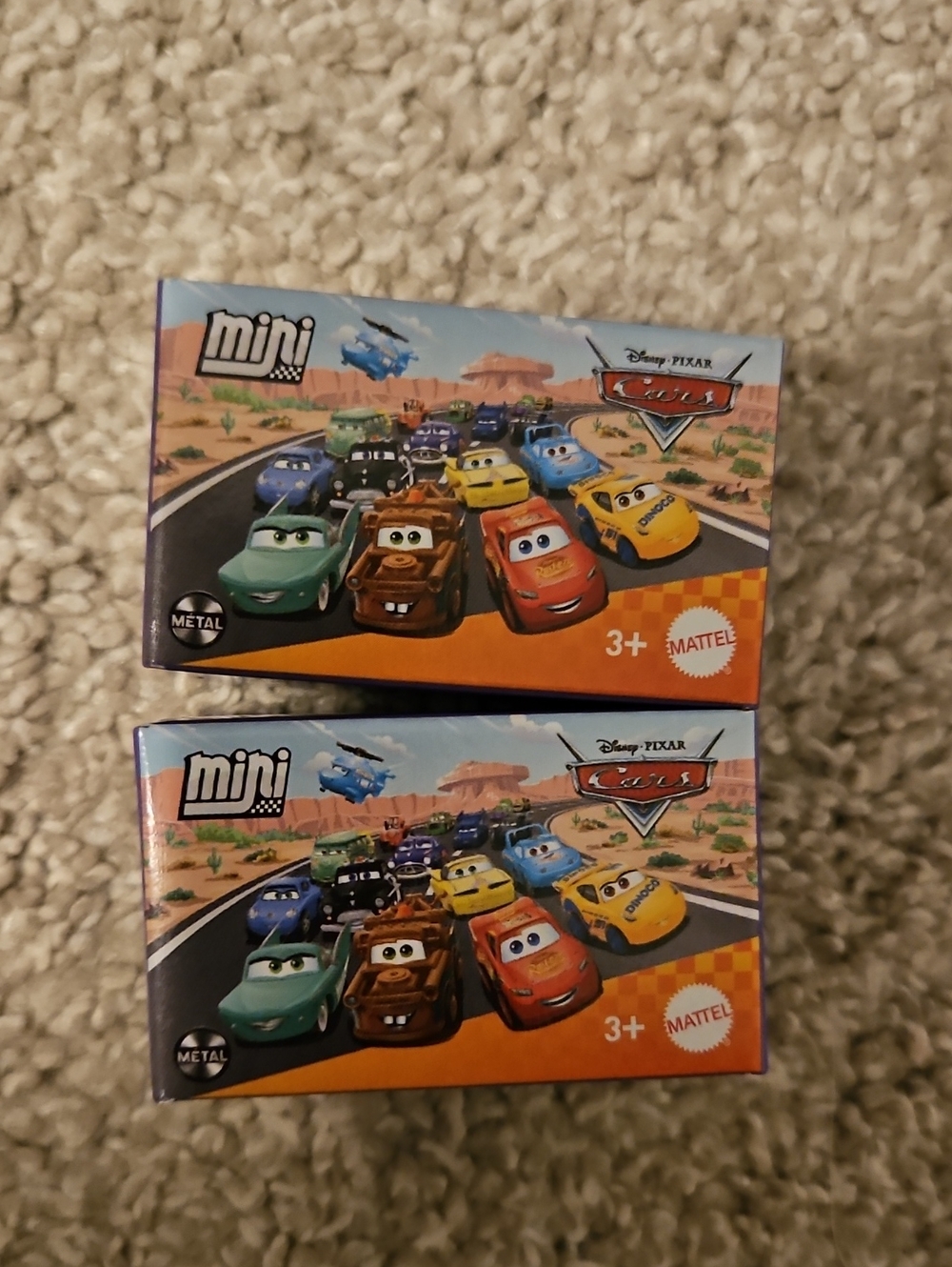 Disney Cars Mini Racers Race to Celebrate McQueen Mater Sealed Lot